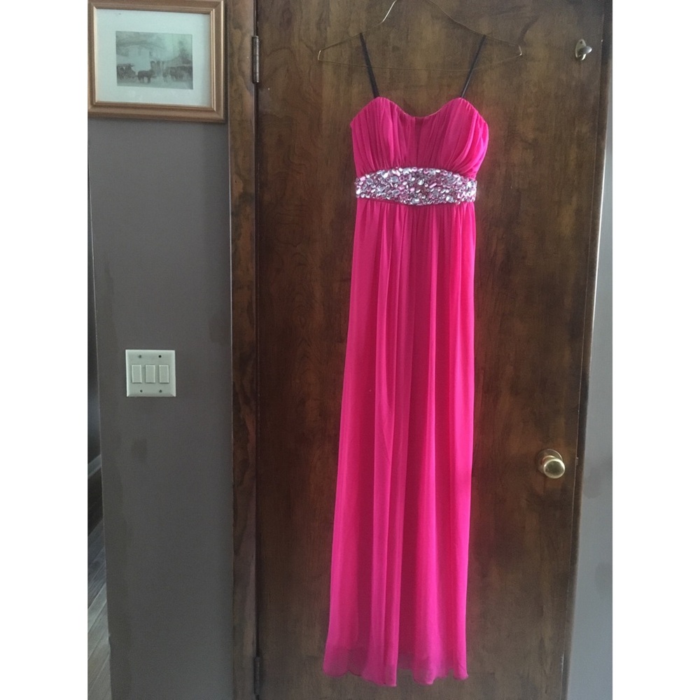 Pink prom dress